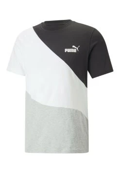 Puma Power Cat Tee - Print T-Shirt - Light Gray Heather -Fashion clothing a5b463079ba14266887d8eff6b74fe90