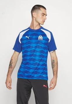 Puma Olympique De Marseille Prematch Ss - Print T-Shirt - Team Royal/Clyde Royal -Fashion clothing a5dc4cca439c413fa2bd05b8d13837ea