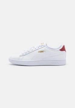 Puma Smash Unisex - Trainers - White/Rhubarb/Team Gold