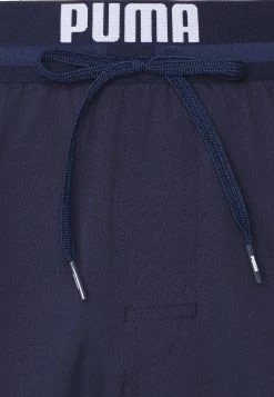 Puma Swim Men Logo Length Swim Shorts - Swimming Shorts - Navy -Fashion clothing aaace28217334b31a4a3f803e5ebe1b4