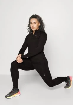 Puma Run Cloudspun- Long Sleeved Top - Black -Fashion clothing ad31275cbb1242f7a41c22363cb12f70