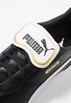 Puma King Top Fg - Moulded Stud Football Boots - Black/White -Fashion clothing ada2fecd1aeb47e5b3da48d1b009300d