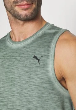 Puma Studio Foundation Wash Tank - Top - Eucalyptus -Fashion clothing af60a24e880446a497c1cffc1c4ff250