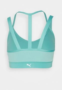 Puma Low Impact Fashion Luxe Bra - Light Support Sports Bra - Porcelain -Fashion clothing b245a50775af427c963e016fd7b9f6b1
