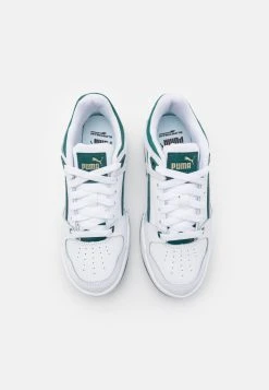 Puma Slipstream Jr Unisex - Trainers - White/Varsity Green -Fashion clothing b31b38bb659e41649fc01d0220447efd