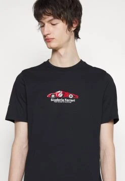 Puma Ferrari Race Graphic Tee - Print T-Shirt - Black -Fashion clothing b326dcb742d44ffcb387a4305a3ae5b8