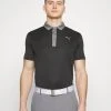 PUMA Golf Gamer - Polo Shirt - Black/Quiet Shade -Fashion clothing b5ab3e9f4b154f19a6571fa163921018