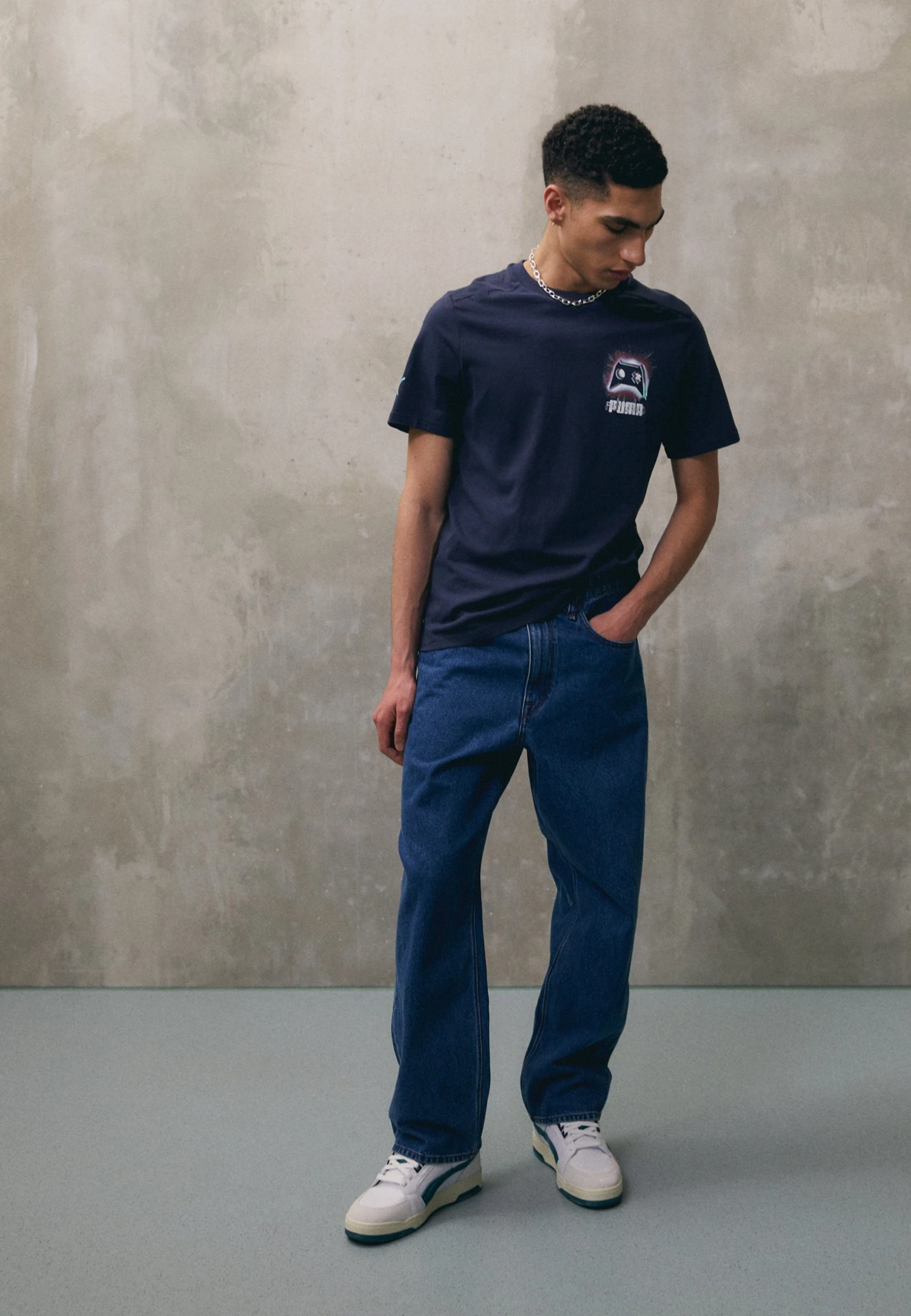 Puma Gaming Icon Tee - Print T-Shirt - Parisian Night 8 Puma Gaming Icon Tee - Print T-Shirt - Parisian Night - Image 6