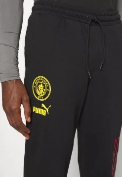 Puma Manchester City Ftblculture Cargo Pants - Club Wear - Black/Tango Red -Fashion clothing b759babd7dc84ec28f71b2301f4d96e5
