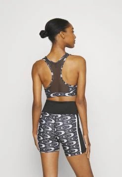 Puma Mid Impact Keeps Graphic Bra- Medium Support Sports Bra - Black Concept -Fashion clothing b829f41c2d8c4a42a35b335b285dbe3f