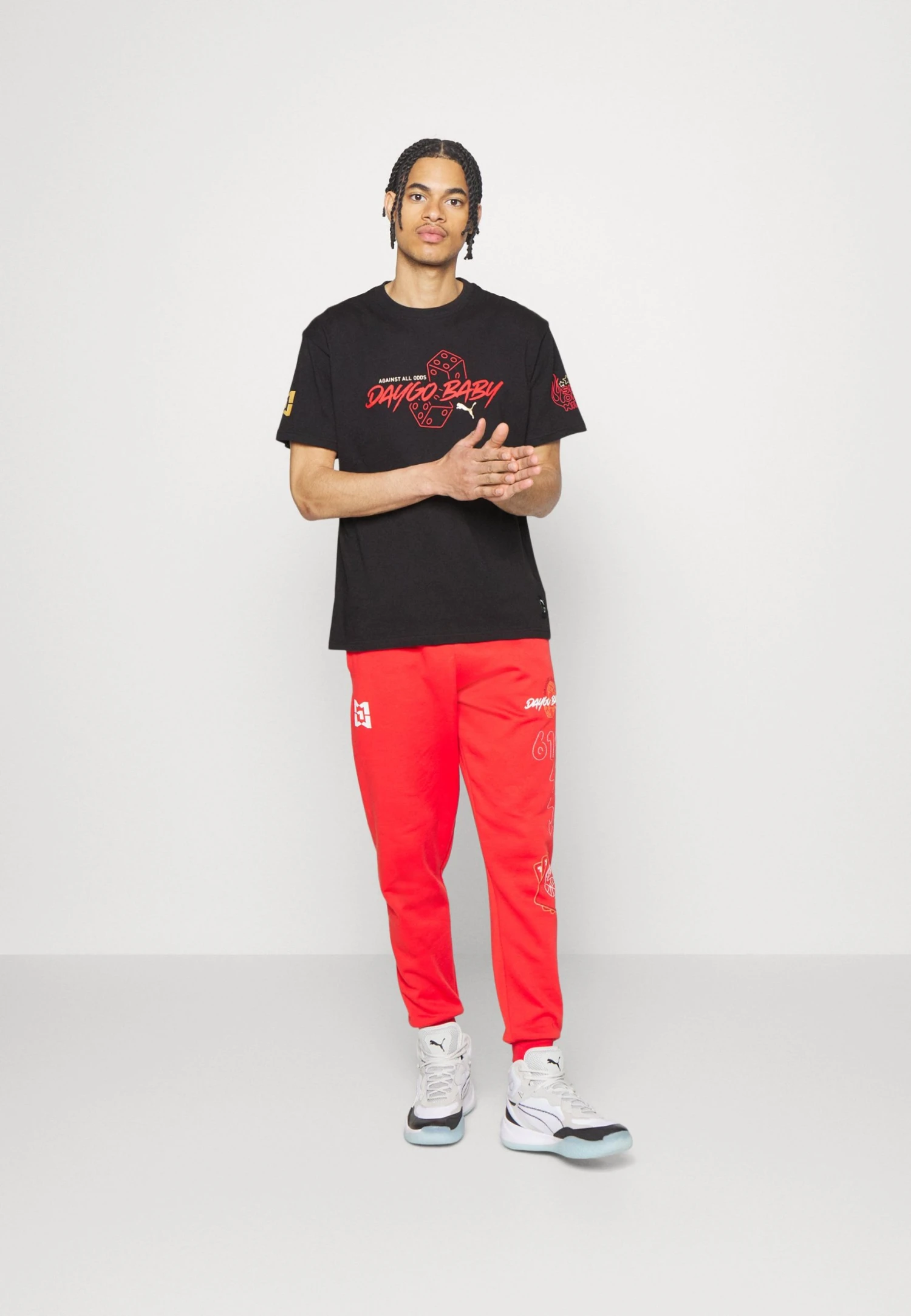 Puma X Mikey Against All Odds Tee - Print T-Shirt - Black 4 Puma X Mikey Against All Odds Tee - Print T-Shirt - Black - Image 2