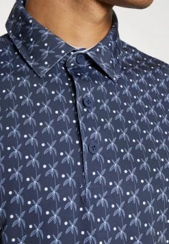 PUMA Golf Mattr Palms - Polo Shirt - Navy Blazer/White Glow -Fashion clothing b8cfe1dca6f54c66b6b33ccc650dd4d6