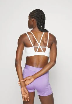 Puma Pamela Reif Strap Bra - Light Support Sports Bra - White -Fashion clothing bb158627c86643e29236af50c7d3e062