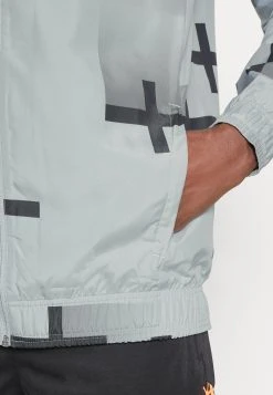 Puma Olympique De Marseille Prematch Jacket - Club Wear - Cool Gray/ White -Fashion clothing bc3d988a7e57442dae2b4a98daec0f92