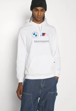 Puma Bmw Mms Ess- Hoodie -White -Fashion clothing bcc72ed5bcb740fa973f97d3cf75c714