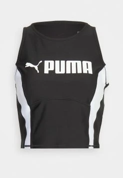 Puma Fit Eversculpt Tank - Top - Black/White -Fashion clothing c0cf92a3f2f94ed18c257c98194ddabb