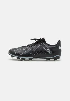 Puma Future Play Fg/Ag - Moulded Stud Football Boots - Black/Silver