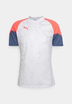 Puma Individual Cup - Sports T-Shirt - White/Fire Orchid -Fashion clothing c2ec374576b44683b14eddebb3f24bda