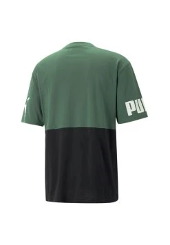 Puma Power Colorblock - Print T-Shirt - Vine 13 Puma Power Colorblock - Print T-Shirt - Vine -Fashion clothing c38b24a584204b3991318e10e41dc867