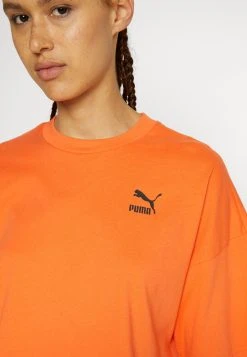 Puma Classics- Basic T-Shirt - Hot Heat -Fashion clothing c38ba60f042f4acab7a9ac553c623654