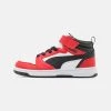 Puma Rebound V6 Mid Unisex - High-Top Trainers - White/Black/For All Time Red -Fashion clothing c424aaa3a07c4abea69363207b6f0b01
