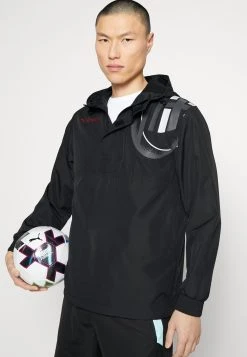 Puma Ac Milan Ftbllegacy Windbreaker - Club Wear - Black/Tango Red -Fashion clothing c552de3d44b5439ba63c0162b7ab709d