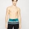 Puma Men Heritage - Swimming Shorts - Black/Teal -Fashion clothing c780452336404a439ce9a41e259d36d5