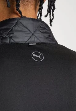 PUMA Golf Frost Quilted Jacket - Outdoor Jacket - Black/Slate Gray -Fashion clothing c789cfde349341f0bf50e6dd85fa1ee2