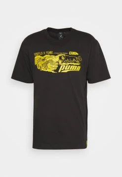 Puma Staple Graphic Tee - Print T-Shirt - Black -Fashion clothing c7b06a86c7f941ef9416f1b305213fc2