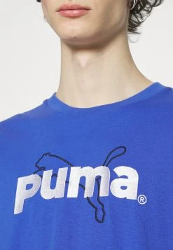 Puma Team Graphic Tee - Print T-Shirt - Royal Sapphire -Fashion clothing c8401013fb4d4f75980e1b6fb118a106