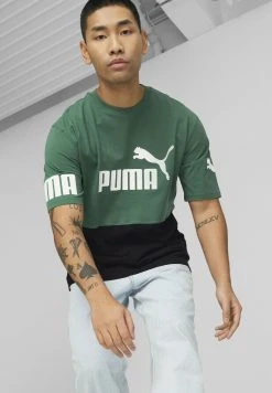 Puma Power Colorblock - Print T-Shirt - Vine 10 Puma Power Colorblock - Print T-Shirt - Vine -Fashion clothing c847011b7c4d4d17bc0cb20aac2b8bef