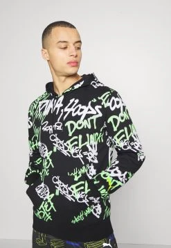 Puma Freestyle Booster Hoodie - Hoodie - Black -Fashion clothing cab86756b00e4013a37974f3f7412b0b