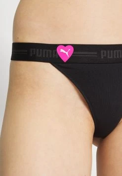 Puma Women Heart 2 Pack - Thong - Black -Fashion clothing cbd245fe56fd4d6f96b8b3bb1f34315c