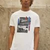 Puma Bmw Car Graphic Tee - Print T-Shirt - White -Fashion clothing ccaf00e7e36e49c798a8b62efed418c4