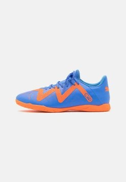 Puma Future Play It - Indoor Football Boots - Blue Glimmer/White/Ultra Orange