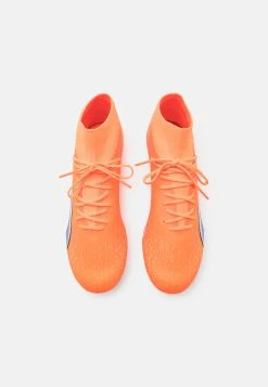 Puma Ultra Pro Fg/Ag - Moulded Stud Football Boots - Ultra Orange/White/Blue Glimmer -Fashion clothing cdbf5be5e1314e7a8539473bfc4104c1