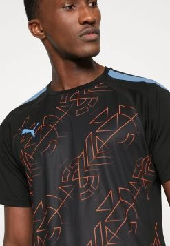 Puma Teamliga Graphic - Sports T-Shirt - Black-Ultra Orange 13 Puma Teamliga Graphic - Sports T-Shirt - Black-Ultra Orange -Fashion clothing cf145d37222c46d086cb7084cce8b14a
