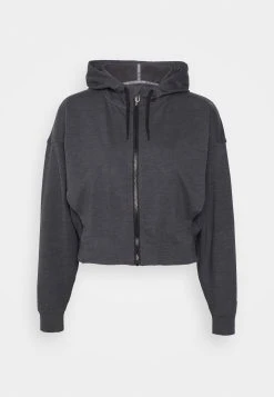 Puma Train Cloudspun Hoodie - Zip-Up Sweatshirt - Black Heather -Fashion clothing d05a1c48b071437a8178ba7f4161635e