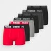 Puma Basic 6 Pack - Pants - Grey/Red/Black