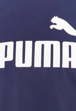 Puma Logo Tee - Print T-Shirt - Peacoat -Fashion clothing d20f6536fc69488198980aab4fa48fa9