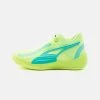 Puma Rise Nitro - Basketball Shoes - Fast Yellow/Electric Peppermint -Fashion clothing d2240a49d52443d68ea1b2aa507a3876
