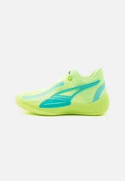 Puma Rise Nitro - Basketball Shoes - Fast Yellow/Electric Peppermint