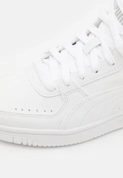 Puma Rebound Unisex - High-Top Trainers - White/Limestone 13 Puma Rebound Unisex - High-Top Trainers - White/Limestone -Fashion clothing d23b2ef3da2c4b40aacdca932d38f714