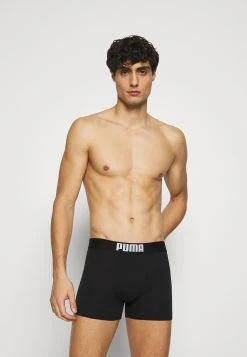 Puma Placed Logo 4 Pack - Pants - Black -Fashion clothing d40b9b4e17234b08979c13aefc0a64c3