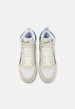 Puma Caven 2.0 Mid Jr Unisex - Trainers - White/Black/Alpine Snow/Malachite/Gold -Fashion clothing d71154d9f40f4d65941d469993782bc5