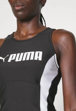 Puma Fit Eversculpt Tank - Top - Black/White -Fashion clothing d80de072e75b41839b74286b40086a11
