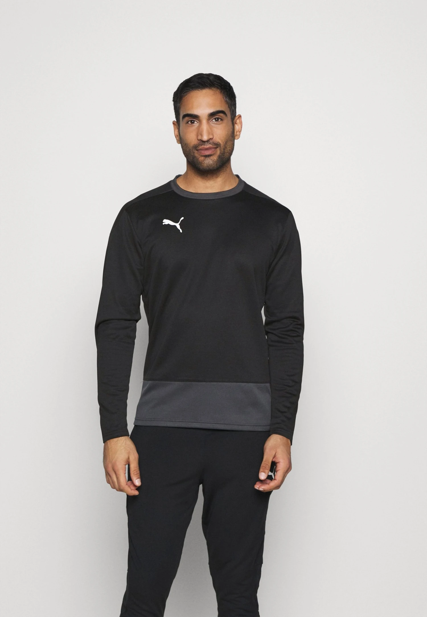 Puma Teamgoal Training- Fleece Jumper - Black/Asphalt 3 Puma Teamgoal Training- Fleece Jumper - Black/Asphalt