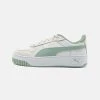 Puma Carina Street Jr - Trainers - White/Green Fog/Vapor Gray -Fashion clothing d91ed09b26304c77ab0039cfb01cf45f