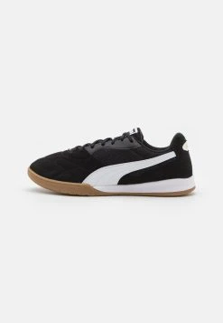Puma King Top It - Indoor Football Boots - Black/White/Gold