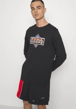 Puma Blueprint Graphic Tee - Long Sleeved Top - Black -Fashion clothing daf06ae96097442e9adcfb8ba7c72ecb